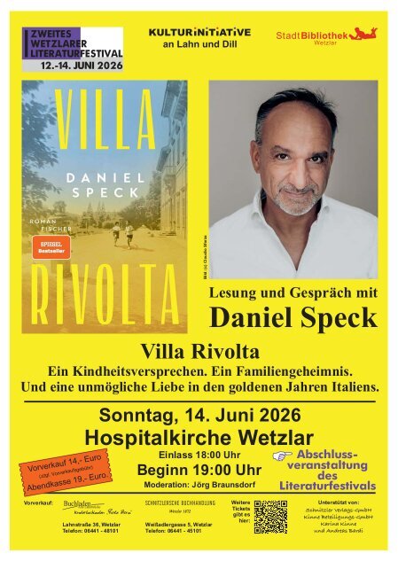 Villa Rivolta - Serata letteraria